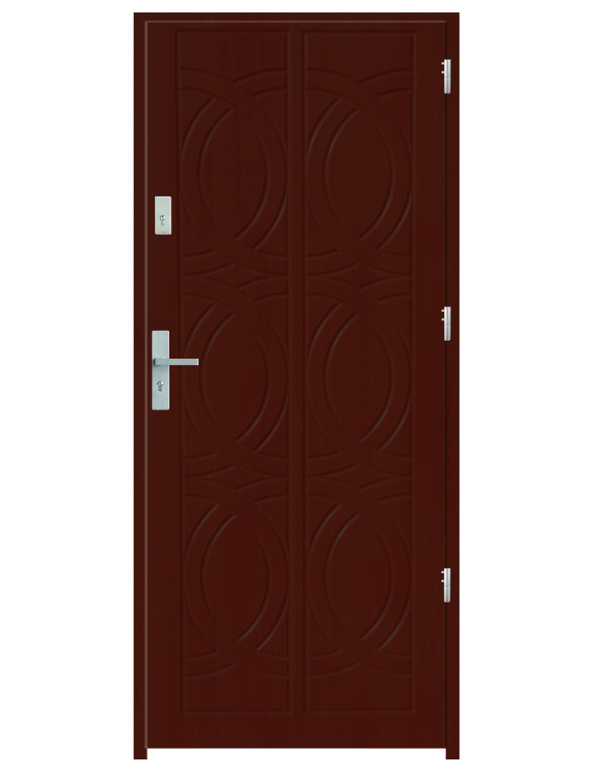 drzwi wejściowe Arches 2 Mahoń