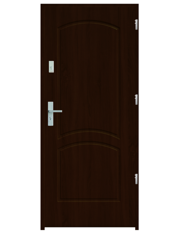 Drzwi wejściowe D2 Orzech Jasny