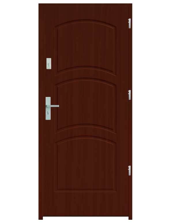 Drzwi wejściowe D3 Wiśnia