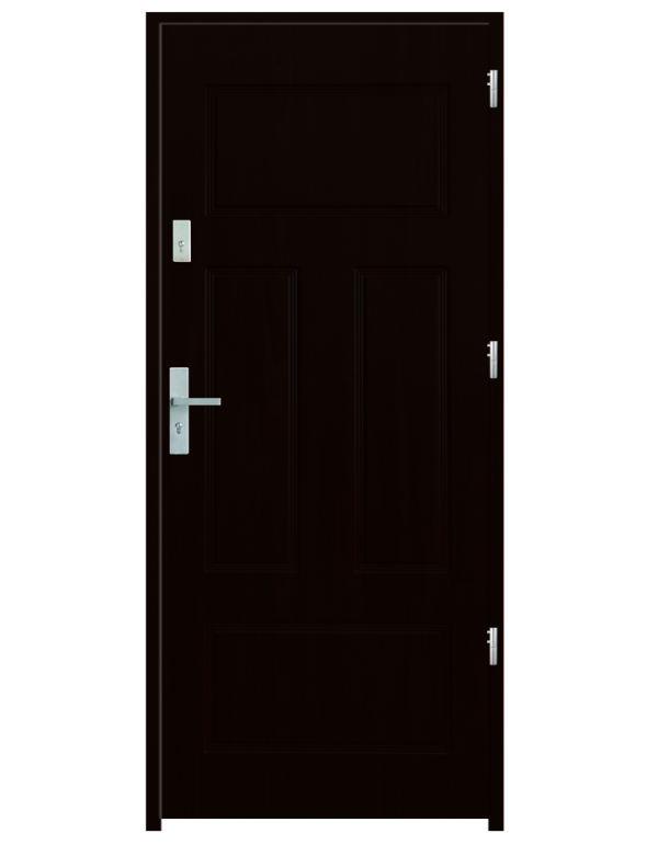 Drzwi wejściowe P40 Kasztan