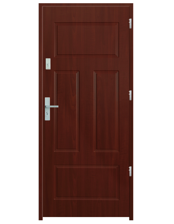 Drzwi wejściowe P40 Mahoń